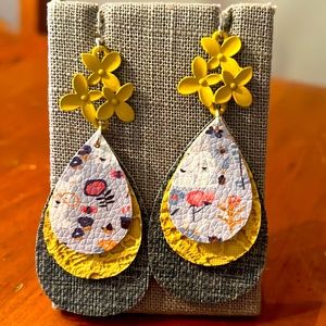 Tear drop earrings